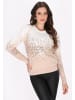 faina Damen Pullover in Wollweiss Beige