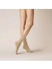 Kunert Socken Diagonal Structure Fashion in Beige-mel.