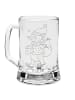 Mr. & Mrs. Panda Bierkrug Fuchs  Schlittschuhe ohne Spruch in Transparent