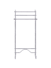 Beliani Handtuchständer CHILLAN in Grau - (W) 45 x (H) 90 x (L) 34 cm