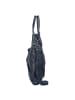 TASCHENDIEB Paradiesgarten 5 Schultertasche Leder 39 cm in dark blue