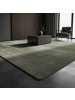 KADIMA DESIGN Teppich Kurzflor Unifarben Polyester Antirutsch Wohnzimmer in Grün