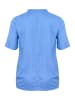 KAFFE curve Kurzarm-Bluse KCtine A-shape in Ultramarine