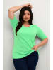 KAFFE curve T-Shirt kurzarm KCcarina Tight fit in Spring Bouquet