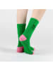MUNADUNA 4er-Set ‘Character’ Socken mit Fransen Farb-Mix