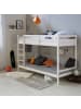 Homestyle4u Etagenbett in Weiß 90x200 cm