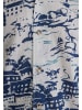 Mavi Jeans Kurzarmhemd mit maritimem Print und Reverskragen in Blau
