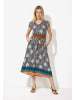 More & More Printkleid in ornamental palmtree print with bordure