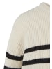 Urban Classics Crew Neck Jumper in whitesand/black