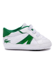 Lacoste Krabbelschuhe in Weiß/Grün