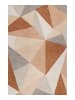 Wecon Home Teppich "Next Time 2.0" in Rost Braun/Beige/Taupe