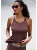 LASCANA ACTIVE Sporttop in braun