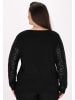 faina Damen Plus Size Blouse in Black