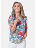 GOLDNER Bluse Farbbrillante Druckbluse mit liebevollen Details in multicolor