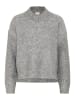 Kaffe Strickpullover KAlabis Baggy fit in Grey Melange