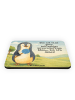 Mr. & Mrs. Panda Pinnwand Magnet Pinguin Lolli Design mit Spruch in Weiß
