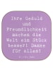 Mr. & Mrs. Panda Tassen Untersetzer Spruch Erzieher-Dank mit Spruch in Lavendeltraum