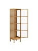 ebuy24 Vitrinenschrank Vigga Eiche 47 x 40 cm