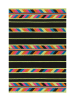 Arte Espina Wohnzimmer Teppich – Kurzflorteppich Craft 8053 in multi - schwarz - rechteckig