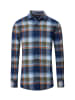 Redmond Langarm-Hemd in blau