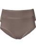 Erwin Müller Feinripp Slip 2er-Pack in taupe
