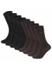 camano Socken 8er Pack in Schwarz/Dunkelbraun