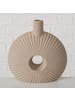 Boltze Keramikvase in beige