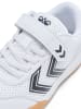 Hummel Klettverschluss Hallenschuh Multiplay Flex Innenbereich Kinder in WHITE/BLACK