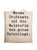 Mr. & Mrs. Panda Strandtasche Spruch Großtante Ratschlag mit Spruch in Creme
