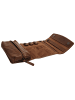 SPIKES & SPARROW Schmuckrolle echt Leder in cognac