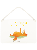 Mr. & Mrs. Panda Deko Schild Fuchs Sterne ohne Spruch in Transparent