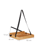relaxdays Bauchladen in Natur - (B)50 x (T)40 cm