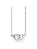 Thomas Sabo Kette Together Herz Klein in silber, weiß