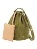 DuDu Filicudi Beuteltasche Leder 19 cm in olive