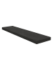 58 aufm Kessel WANDBOARD Elif 90x24x4 Bücherregal Wandregal schwarzstahl