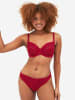 SugarShape Bikini-Slip Madeira in dark red swim