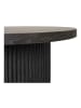ebuy24 Essgruppe Kyoto 7-teilig Dunkelbraun, schwarz 210 x 100 cm