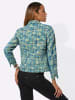 creation L Bouclé-Blazer in champagner-apfel-gemustert