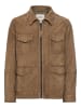 Camel Active Leder Blouson mit Liegekragen in Braun