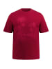 JP1880 Kurzarm T-Shirt in dunkel kirschrot