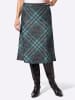 WITT WEIDEN Karo-Rock in aquapetrol-schwarz-kariert
