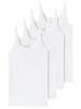 Schiesser Unterhemd / Top 95/5 Cotton in Weiß