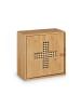 relaxdays Medizinschrank in Natur - (B)28 x (H)28 x (T)16 cm