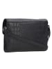 Cowboysbag Stroud Schultertasche Leder 20 cm in croco black