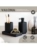 eluno Bad-Accessories Set VALONA 3tlg. ca. 8 x 15,5 cm (Ø/H)