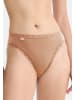 Sloggi Tai Slip 24/7 Cotton Lace in Beige / schwarz