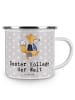 Mr. & Mrs. Panda Tasse Camping Fuchs Bester Kollege der Welt mit... in Grau Pastell