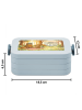Mr. & Mrs. Panda Bento Box Bär Kind Pommes Design mit Spruch in Blau Pastell