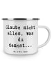 Mr. & Mrs. Panda Kaffeebecher Spruch Selbstvertrauen und Klarhei... in Weiß