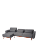 MCW Sofa mit Schlaffunktion J20, Anthrazit-grau